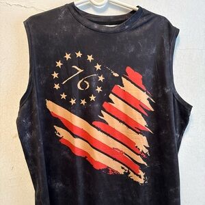 Mens T Shirt 1776 USA Sleeveless tank top